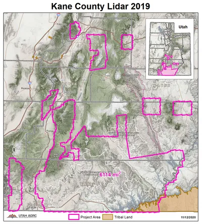 A map with project boundary